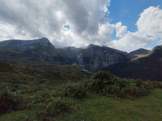 pyrenees nature landscape from the road