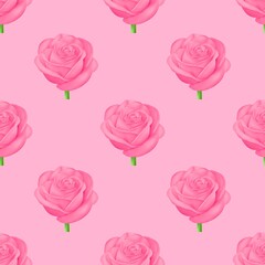 seamless pattern with roses