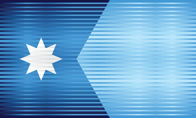 Shiny Grunge flag of Minnesota - Illustration, 
Three dimensional flag of Minnesota