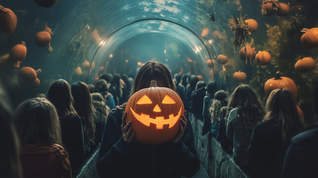 Halloween, tirck or teat, autumn, pumpkin, sweets, horror, dress up