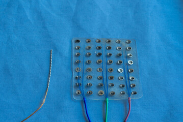 Subdural grid and  SEEG electrode lead