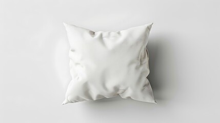Obraz premium White pillow on white background