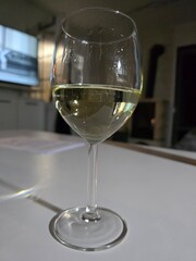 glass of wine