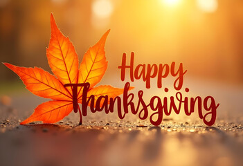 Happy Thanksgiving Day Illustration Designs with Autumn Elements and Background
