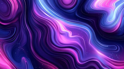 Fototapeta premium Abstract background with a vibrant purple, pink and blue swirl.