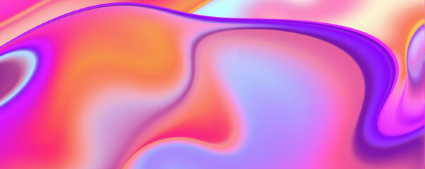 Vibrant Abstract Fluid Art: A dynamic and colorful digital artwork featuring fluid gradients of pink, purple, and blue hues, creating a modern and visually striking design.