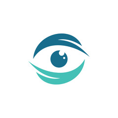 beautiful and minimalist eye logo