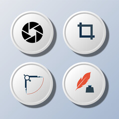 Big set icons: business, shopping, device, technology, medical, ecology, food & drink and many more for any cases of life using – vector
