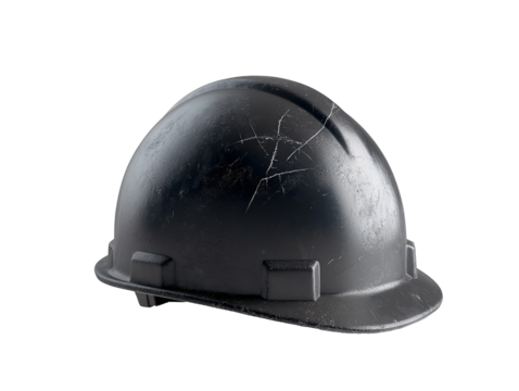 construction helm on transparent background