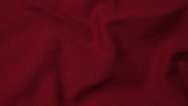 red fabric texture background with waves