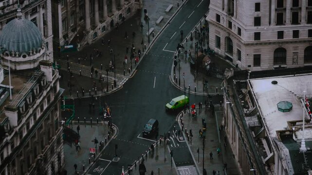 Mansion House, Lombard Street and the Bank of England Central Bank London, the central bank of the United Kingdom UK, the City of London Financial District commuters