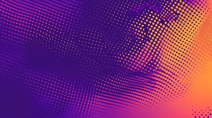 Abstract colorful background with a dotted pattern and a wave.