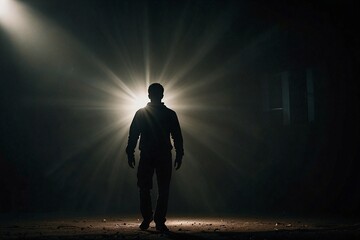 silhouette of a person
