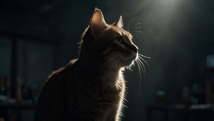 cat on the window