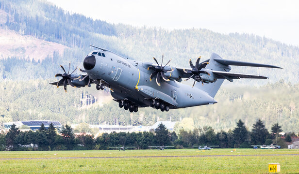 Luftwaffe A400M at airshow in Austria
