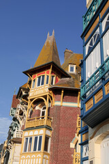 Obraz premium maisons normandes