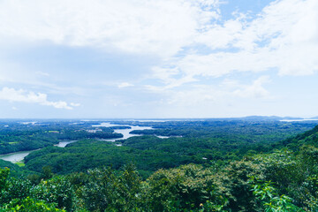 賢島の展望台から見える美しい風景