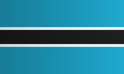 Fototapeta premium Botswana flag. South Africa country identity emblem