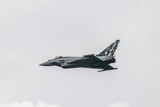 Italian Eurofighter flypast in Austria