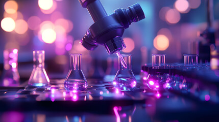 Research team conducting groundbreaking experiments with nanotechnology