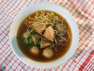 a typical Indonesian food called Bakso or Baso