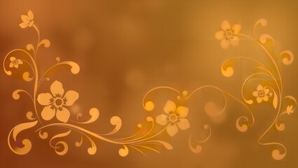 Stunning Abstract Background Featuring Floral Swirls: Perfect for Digital Art