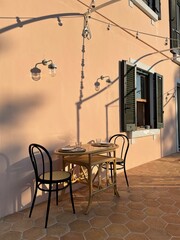 A sunset date night in italy