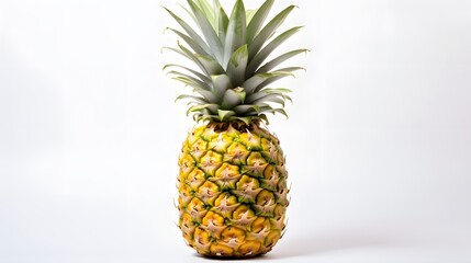 Fototapeta premium Bright Pineapple in Crisp Macro Photography