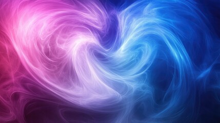 Obraz premium A mesmerizing abstract background featuring swirling gradients of blue, purple, and pink hues, creating a dreamy and ethereal visual effect