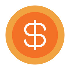 Dollar Sign start up vector icon illustration 