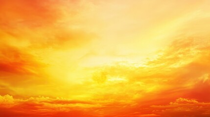 Obraz premium Bright abstract gradient in sunset tones of orange, yellow, and red, with plenty of copy space.