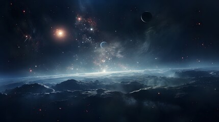 Fototapeta premium Unveiling the Beauty and Mysteries of the Cosmos