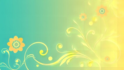 Stunning Abstract Background Featuring Floral Swirls: Perfect for Digital Art