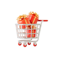 3d rendering e-commerce shopping element