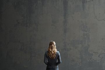 looking at the empty wall business ethics choice concept background