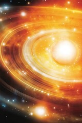 Obraz premium Analemma Showing Positions of the Central Star in a Planetary System Over Time