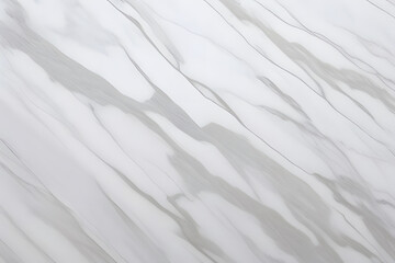 Fototapeta premium Close-up of a white marble texture with gray veining.