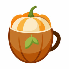 Charming Autumn Theme Illustrations: Cozy Vector Art Collection