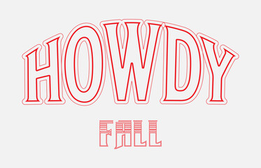 Howdy Fall Western Halloween