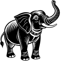 Fototapeta premium Adorable Kawaii Elephant Vector Illustrations for Cute Designs