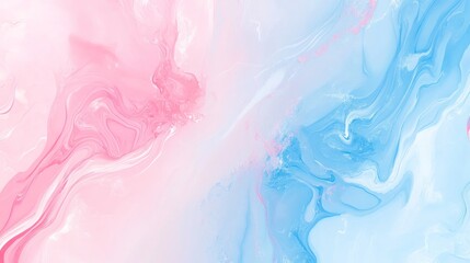 Fototapeta premium Abstract background with pink and blue liquid marble effect.