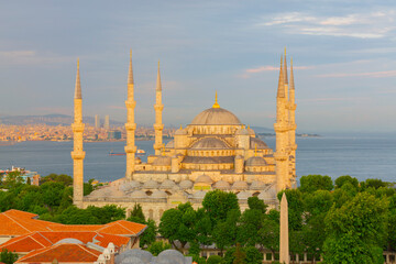 Sultan Ahmet Mosque or Sultanahmet Mosque was built by the architect Sedefkar Mehmed Ağa on the historical peninsula in Istanbul by the Ottoman Sultan Ahmed I between 1609-1617.