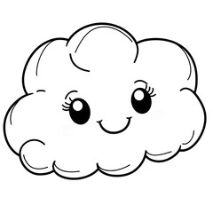 Obraz premium pencil drawing for coloring, coloring for children