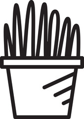 Houseplant Line Icon