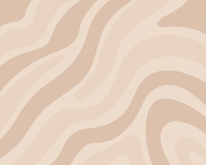 Neutral wavy lines soft earth tone color illustration pattern background fabric textile layout wallpaper print art 