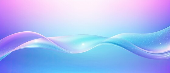 Fototapeta premium Abstract Blue and Pink Wave Background