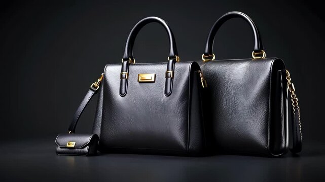 Elegant handbag display for black friday sale promotion