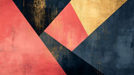 Bold, textured geometric design with vibrant colors creates a dynamic composition background