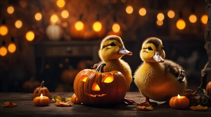 Halloween with Chicken, Halloween Background