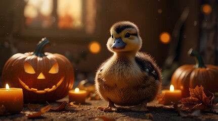 Halloween with Chicken, Halloween Background
